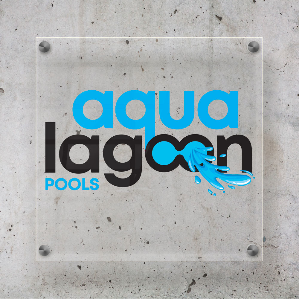 aqua lagoon logo design by B Creative